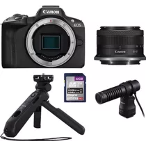 Фотоаппарат Canon EOS R50 Content Creator Kit (5811C036AA) 