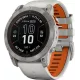 Смарт-часы Garmin Fenix 7X Pro Sapphire Solar Edition Titanium with Fog Gray/Ember Orange Band